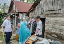 Camat dan Lurah Kalidoni Dorong Kepedulian Sosial Lewat Penyaluran Sembako