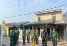 Satgas TMMD Kodim 0418/Palembang Pacu Penyelesaian Mushola Baitul Makfurin, Semangat Gotong Royong Kian Menguat di Hari Ke-14
