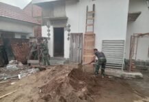 Kodim 0418/Palembang Prioritaskan Kualitas, Finishing Mushola TMMD Ke-129 Dikebut di Hari ke-16