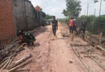 Akses Warga Jadi Perhatian, Kodim 0418/Palembang Percepat Pembangunan Jalan TMMD di Talang Jambe
