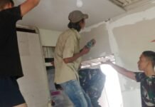 Rumah Bapak Fernando Kian Nyaman, Sentuhan Satgas TMMD Kodim 0418/Palembang Masuki Tahap Penyempurnaan