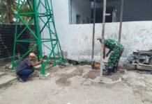 Harapan Baru untuk Air Bersih, Satgas TMMD Kodim 0418/Palembang Terus Tuntaskan Sumur Bor Rumah Tahfiz