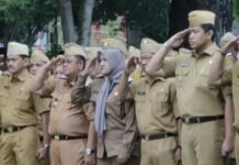 Apel Gabungan di Pelataran Rumah Dinas Wali Kota, Camat Jakabaring Siap Jalankan Arahan Pemerintah