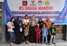 Semangat Berbagi di Bulan Muharam, RS Graha Mandiri Bersama BAZNAS Gelar Khitanan Massal Penuh Kepedulian