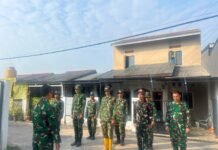 Disiplin Jadi Kunci, Satgas TMMD Ke-129 Kodim 0418/Palembang Awali Hari dengan Apel Pagi