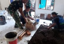 Rumah Ibu Sriyanti Kian Layak Huni, Satgas TMMD Kodim 0418/Palembang Tuntaskan Tahap Demi Tahap