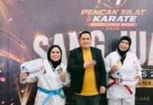 Ajang Pembinaan Karate Terbesar di Palembang, Sakura Series II Libatkan 849 Atlet dari 45 Kontingen