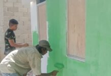 TMMD Ke-129 Kodim 0418/Palembang Hari ke-19: Rehab RTLH Bapak Fernando Masuki Tahap Finishing, Pengecatan Terus Dikebut