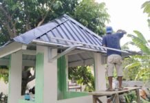 Tak Hanya Bangun Jalan dan Rumah, TMMD Ke-129 Kodim 0418/Palembang Perkuat Sarana Ibadah dan Keamanan Warga