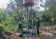 Hari Ke-21 TMMD, Satgas Kodim 0418/Palembang Pastikan Sumur Bor Kampung Kreatif Pelangi Siap Layani Warga