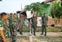 Katim Wasev Apresiasi Pembangunan Sumur Bor TMMD ke-129 Kodim 0418/Palembang, Dukung Ketersediaan Air Bersih