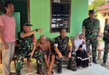 Katim Wasev TMMD ke-129 Tinjau Rehab RTLH Bapak Karyo, Pastikan Pembangunan Sesuai Standar