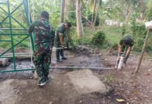 Satgas TMMD ke-129 Kodim 0418/Palembang Pastikan Tower Tandon Sumur Bor Berfungsi Optimal di Kampung Kreatif Pelangi