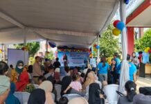 Kolaborasi Indomaret-Vidoran Hadir di Sako, Perkuat Gizi Anak dan Layanan Posyandu Palembang