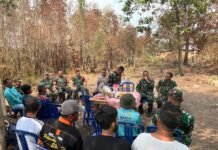 Tim Satgas Mabes TNI Sosialisasikan Pencegahan Karhutla di Plaju dan 16 Ulu