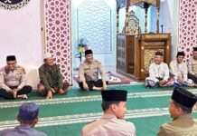 Subuh Keliling di Lebong, Kapolres Serap Aspirasi Warga soal Hoaks hingga Miras